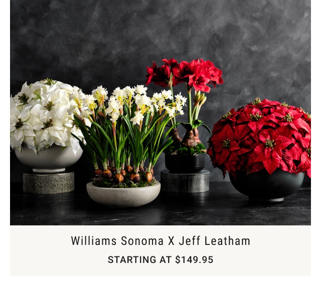 Williams Sonoma x Jeff Leatham - Starting at $149.95