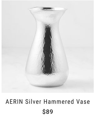 AERIN Silver Hammered Vase $89