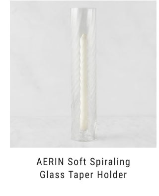 AERIN Soft Spiraling Glass Taper Holder