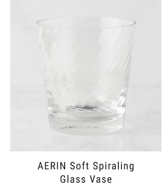 AERIN Soft Spiraling Glass Vase