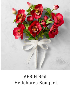 AERIN Red Hellebores Bouquet