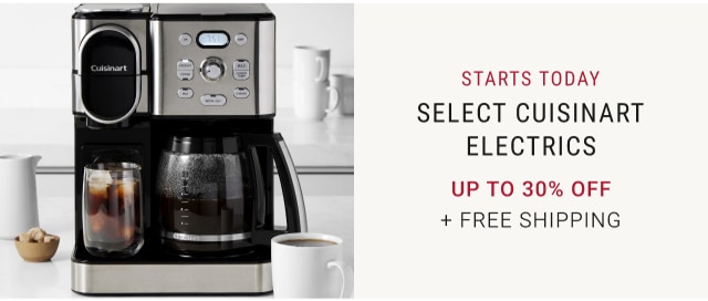 Starts today - Select Cuisinart Electrics up to 35% off + Free SHipping