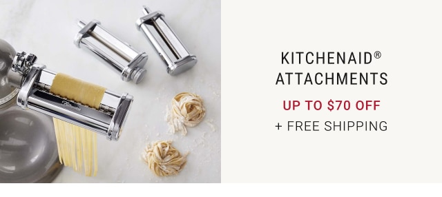 KitchenAid® Attachments - Up to $70 Off + Free Shipping