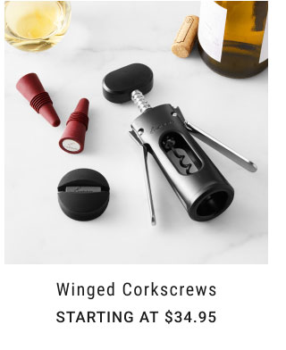 Winged Corkscrews Starting at $34.95