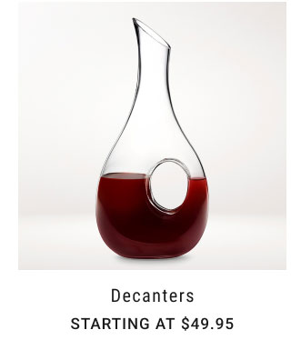 Decanters Starting at $49.95