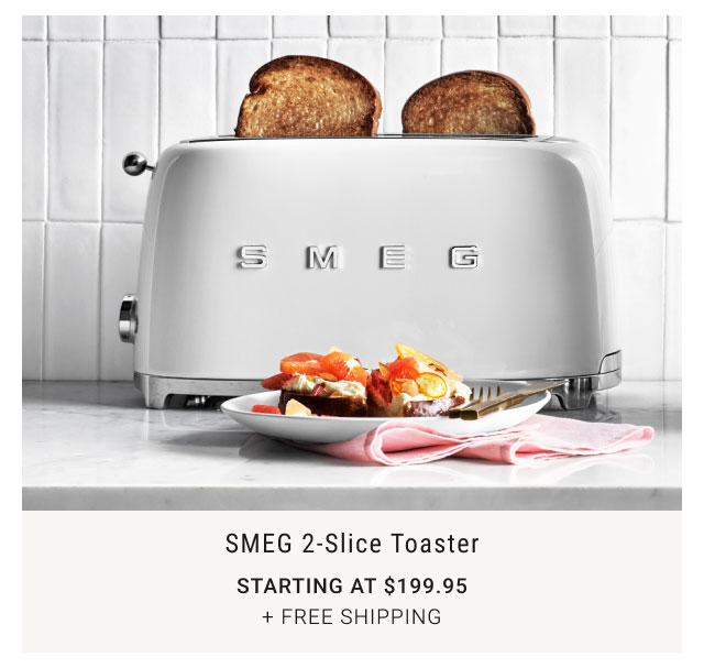 SMEG 2-Slice Toaster Starting at $199.95 + Free shipping