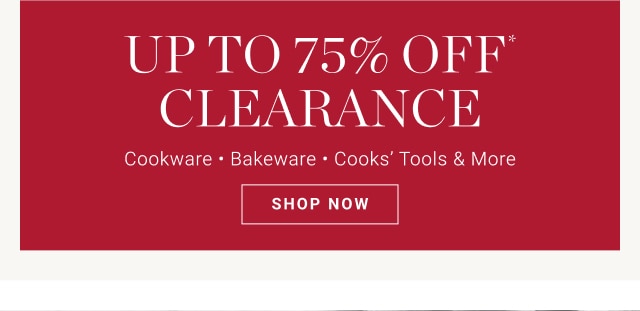 up to 75% off clearance - shop now