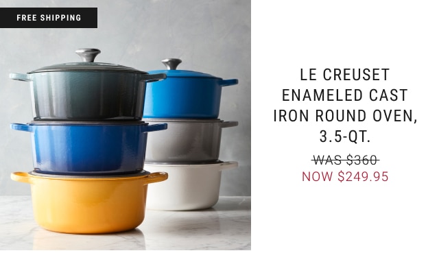Le Creuset Enameled Cast Iron Round Oven, 3.5-qt. - NOW $249.95