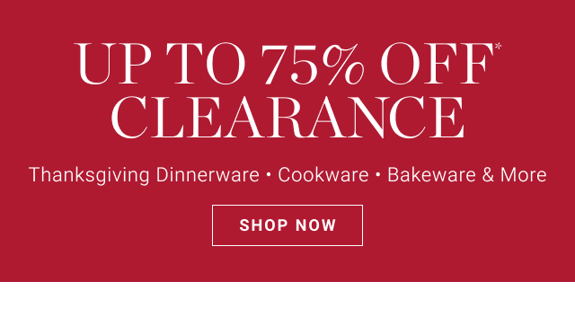 up to 75% off clearance - shop now