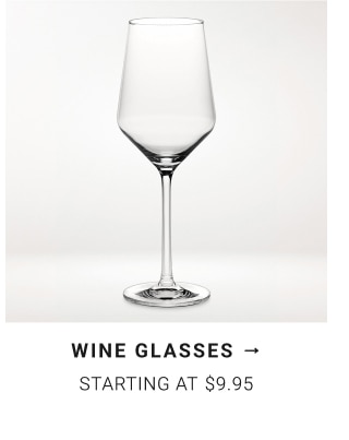 wine glasses - Starting at $9.95