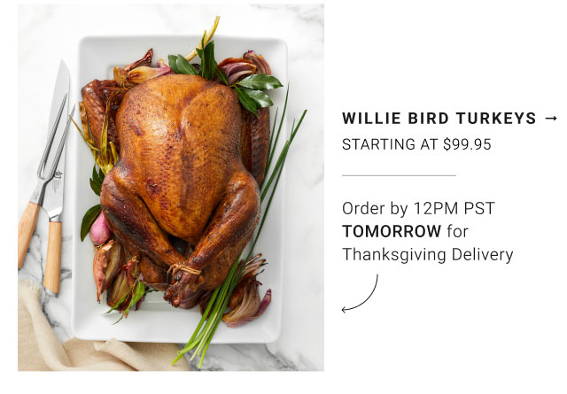 Willie Bird Turkeys starting at $99.95