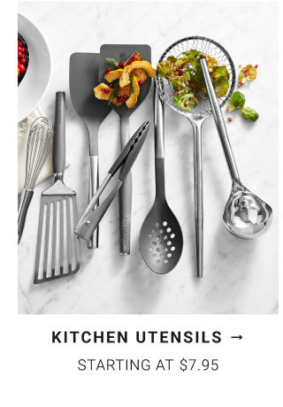 Kitchen Utensils starting at $7.95