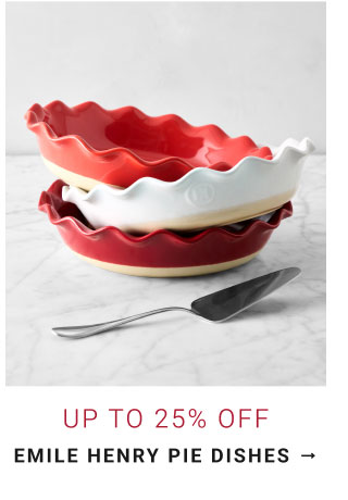Up to 25% off Emile Henry Pie Dishes