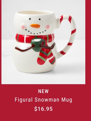 Figural Snowman Mug - Starting at $16.95