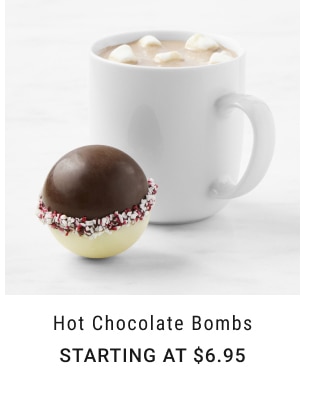 hot chocolate bombs - starting at $6.95