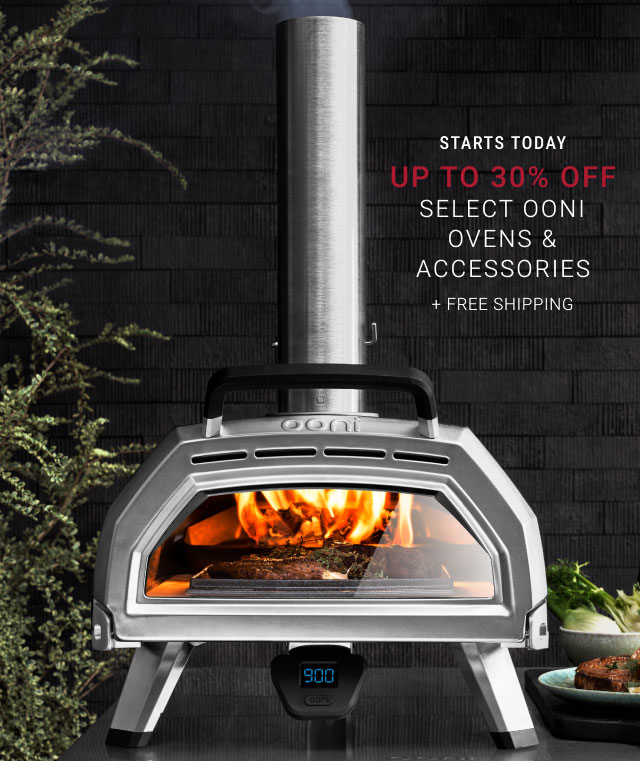 Starts today - Up to 30% Off Select Ooni Ovens & Accessories + free shipping