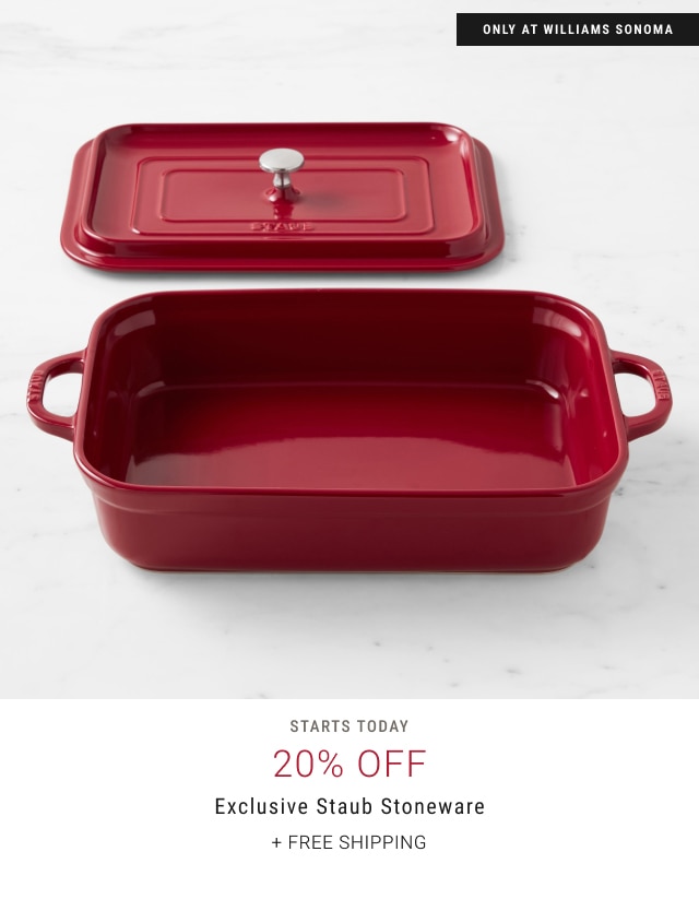 20% Off Exclusive Staub Stoneware + free shipping