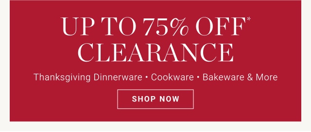 up to 75% off clearance - shop now