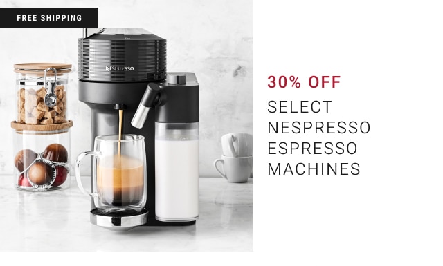 30% off Select Nespresso Espresso Machines