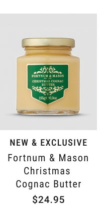 New & Exclusive Fortnum & Mason Christmas Cognac Butter $24.95