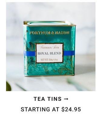 Tea Tins Starting at $24.95