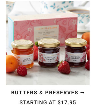 Butters & Preserves Starting at $17.95