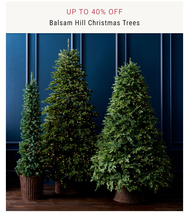 Up to 40% off Balsam Hill Christmas Trees