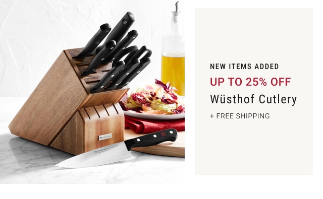 Up to 25% Off - Wüsthof Cutlery + free shipping