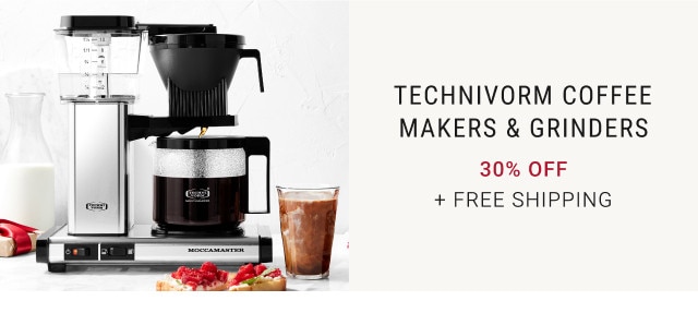 Technivorm Coffee Makers & Grinders. 30% off. + Free Shipping.