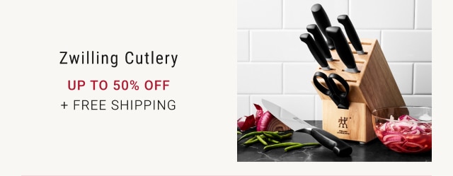 Zwilling Cutlery - Up to 50% Off + Free Shipping