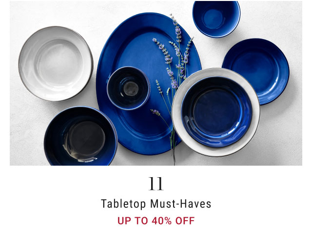 11 Tabletop must-haves up to 40% off