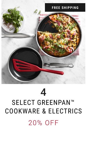 select Greenpan™ COOKWARE & ELECTRICS - 20% off