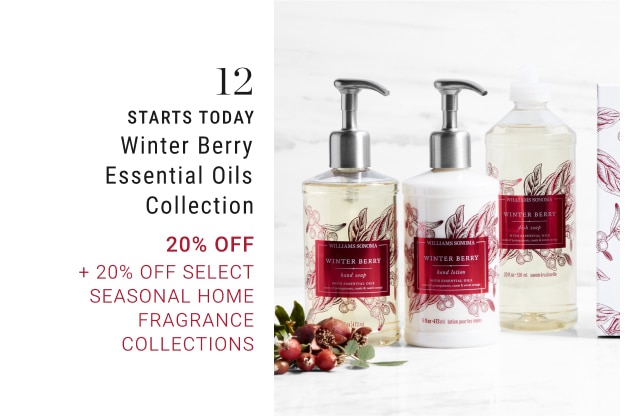 Winter Berry Essential Oils Collection - 20% off + 20% Off Select Seasonal Home Fragrance Collections