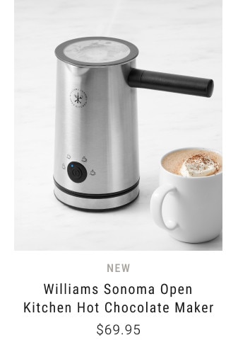 New. Williams Sonoma Open Kitchen Hot Chocolate Maker. $69.95.