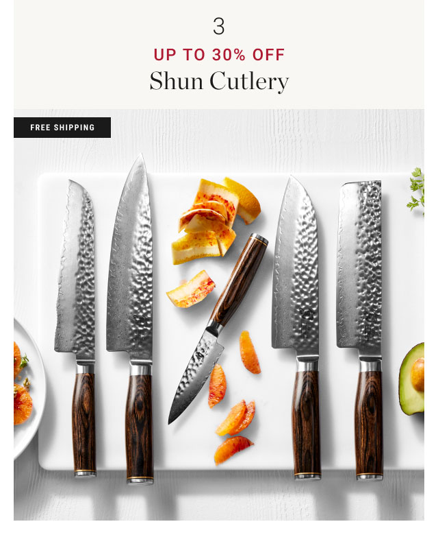 Up to 30% Off Shun Cutlery