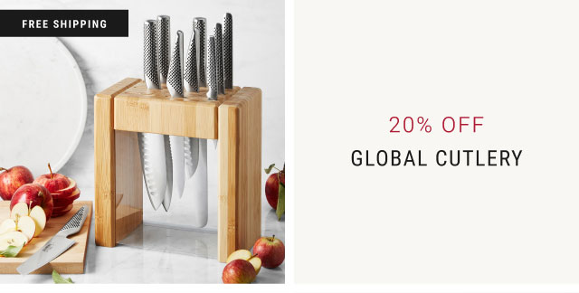 20% Off Global Cutlery