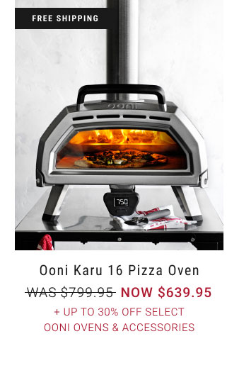 Ooni Karu 16 Pizza Oven - NOW $639.95 + Up to 30% off Select Ooni Ovens & Accessories