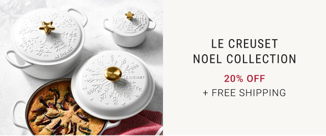 Le Creuset noel collection 20% off + free Shipping