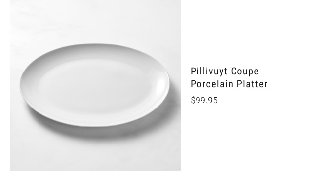 Pillivuyt Coupe Porcelain Platter - $99.95