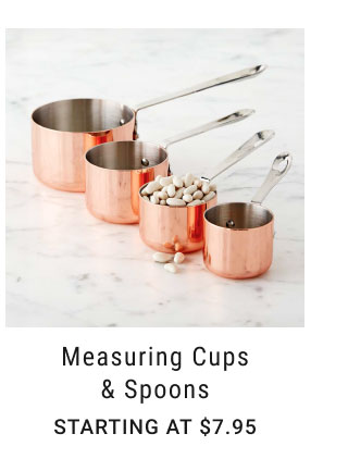 Measuring Cups & Spoons Starting at $7.95