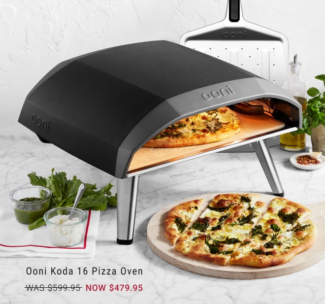 Ooni Koda 16 Pizza Oven. WAS $599.95. NOW $479.95.