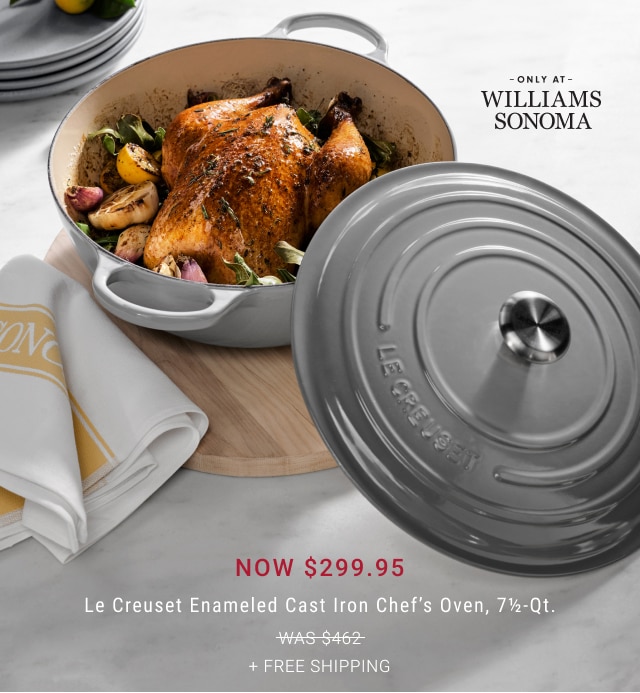 NOW $299.95 - Le Creuset Enameled Cast Iron Chef’s Oven, 7½-Qt.