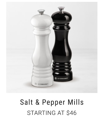 Salt & Pepper Mills Starting at $46