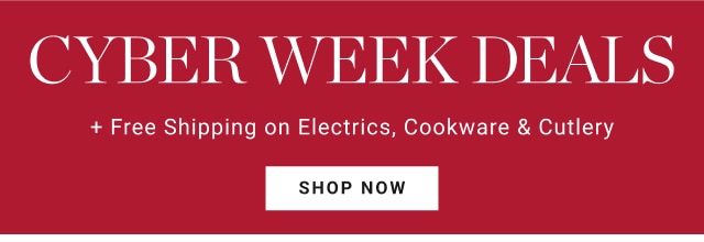 Cyber week Deals - shop now