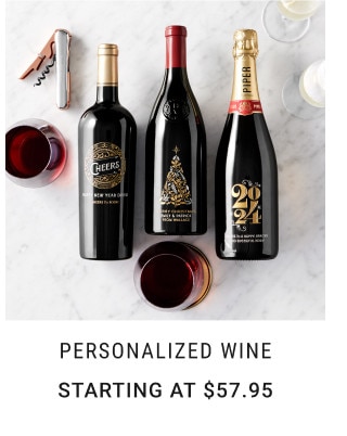 Personalized Wine. Starting at $57.95.