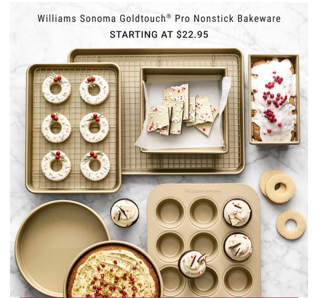 Williams Sonoma Goldtouch® Pro Nonstick Bakeware Starting at $22.95
