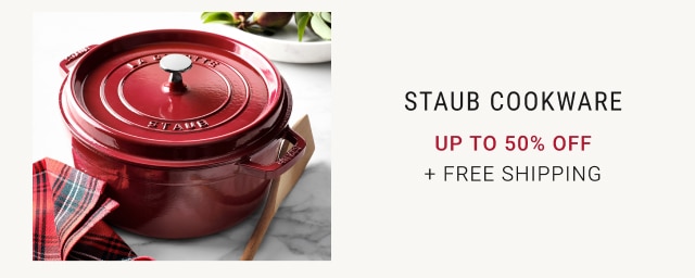 Staub Cookware Up to 50% off + Free Shipping