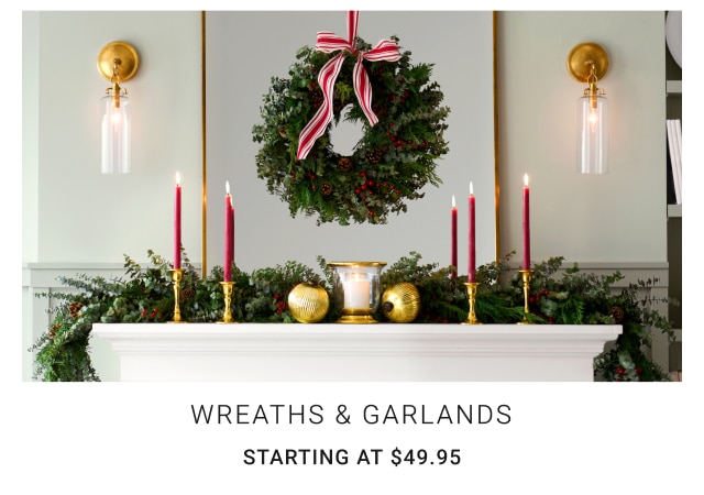 Wreaths & Garlands Starting at $49.95