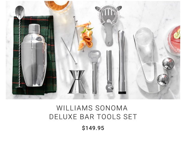 Williams Sonoma Deluxe Bar Tools Set Starting at $149.95