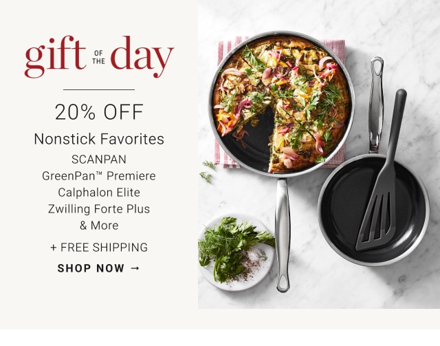 gift of the day - 20% Off Nonstick Favorites + Free Shipping - shop now
